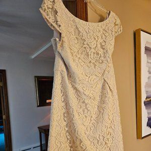 NWT J Crew Ivory Lace Dress Size 14